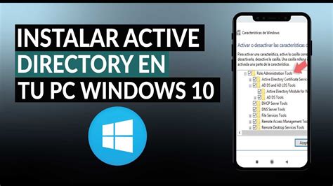 Instalar active directory en windows 10